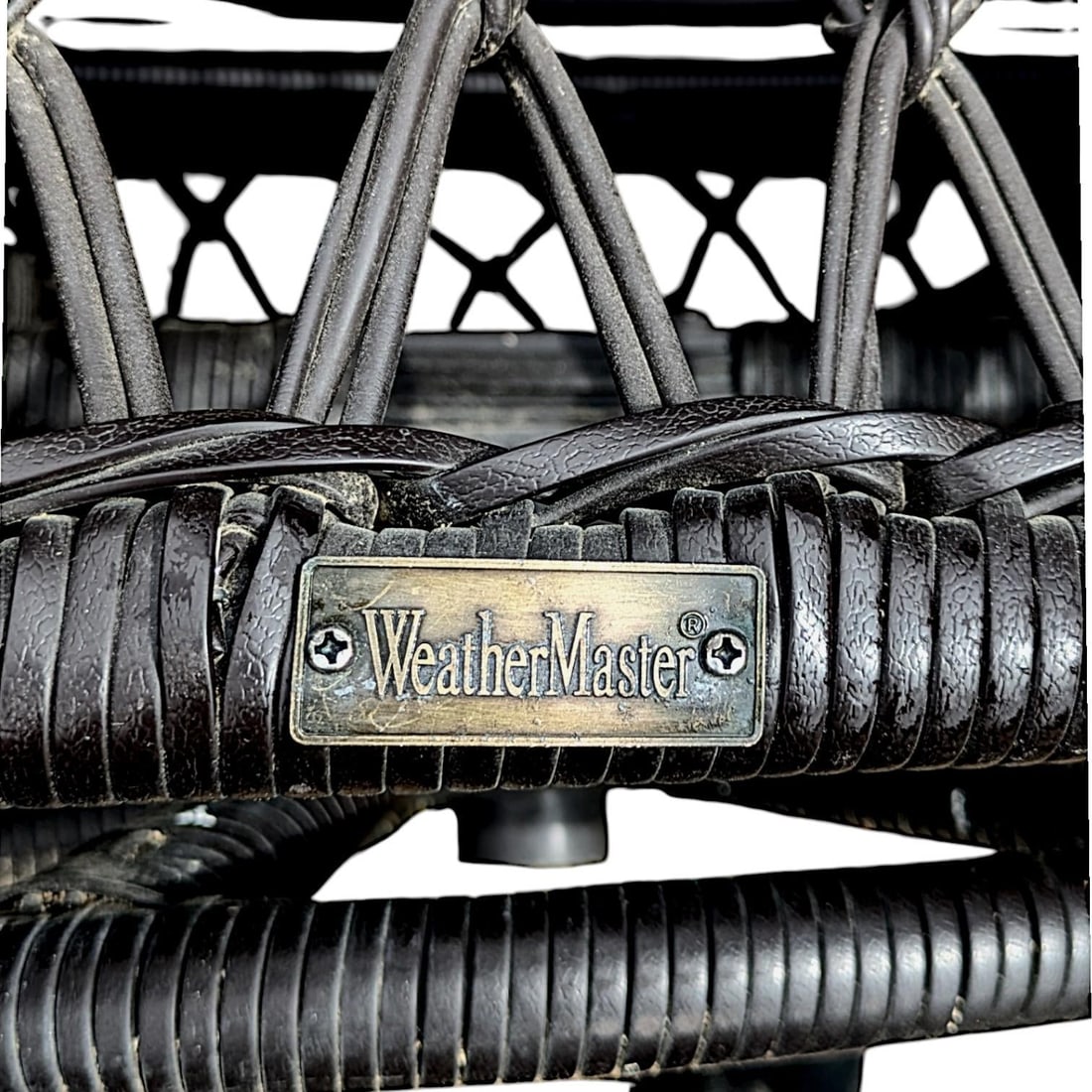 2005 Lane Weathermaster Swivel Glider High Back All-Weather Wicker Lounge Chair - 9