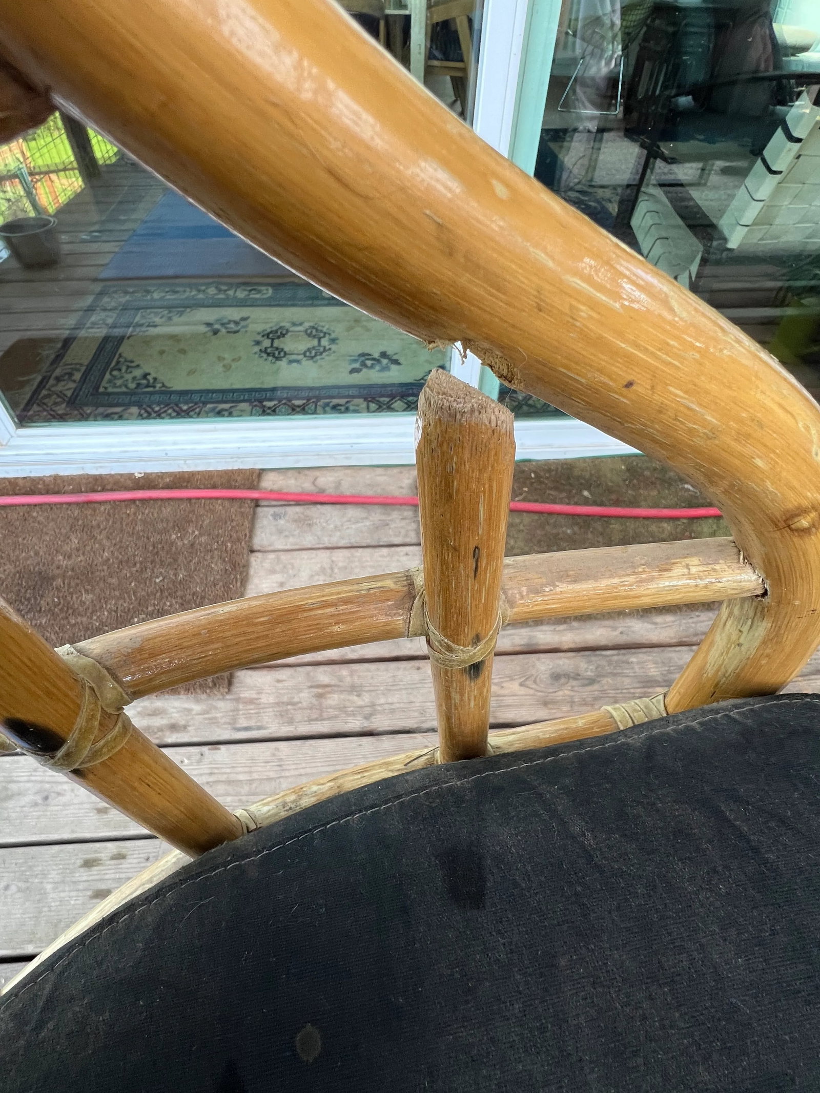 1970's Bamboo Bar Stools - Set of 3 - 11