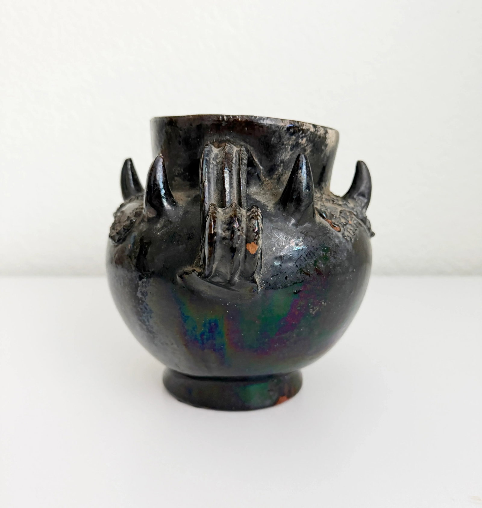 Antique Mexican Spanish Colonial Clay Pot, Early 20th Century - 5