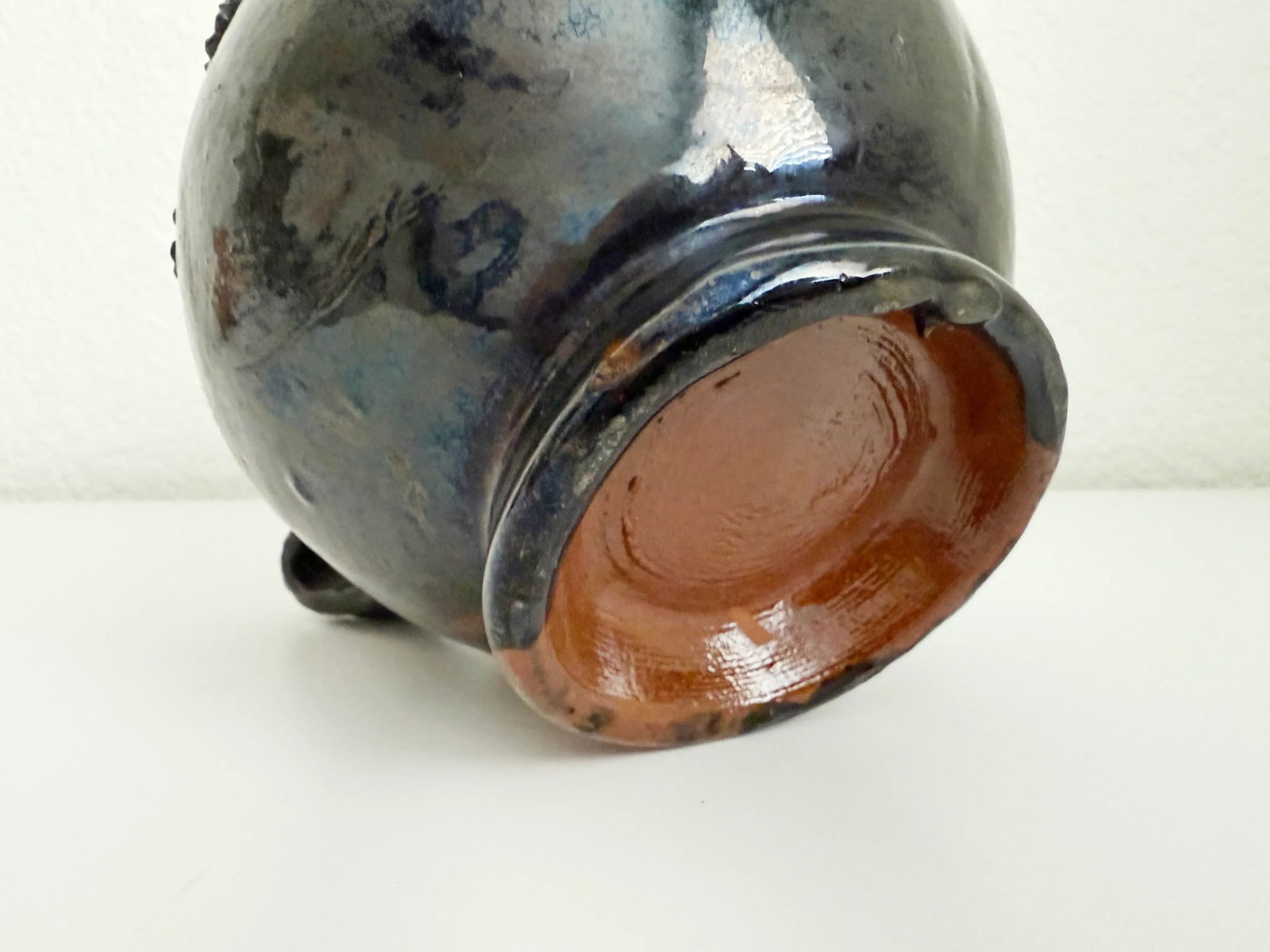 Antique Mexican Spanish Colonial Clay Pot, Early 20th Century - 9