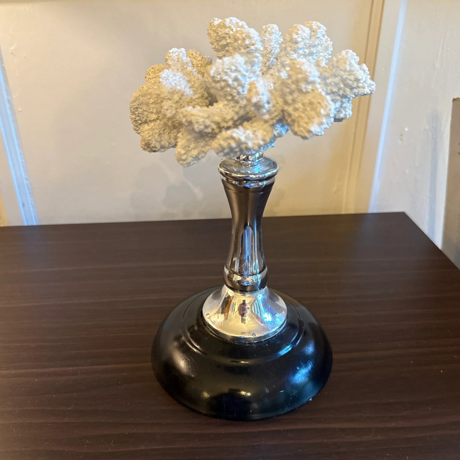 Faux Coral Specimen on Stand - 4