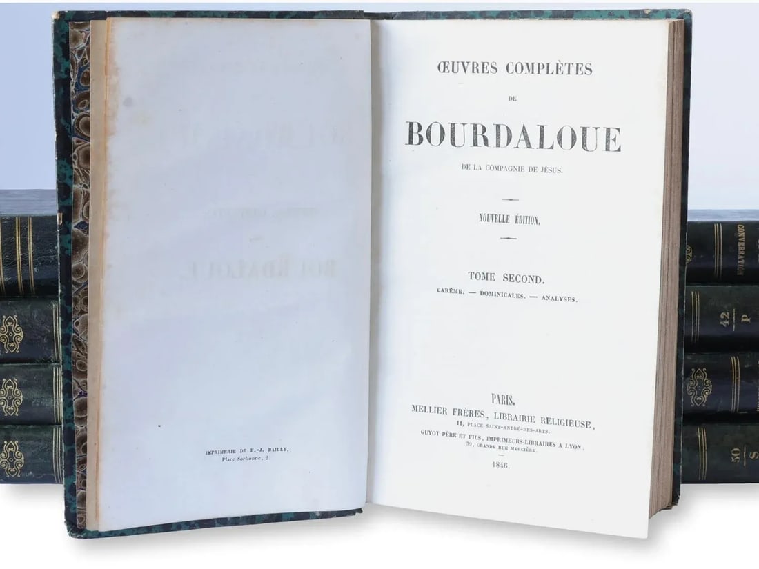 Mid-19th-Century French Leather Wrapped "Dictionnaire De La Conversation" Books - Set of 9 - 3