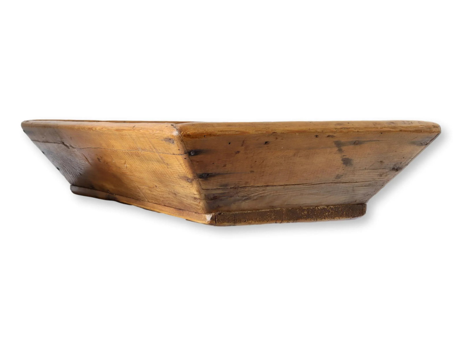 Antique French Hand-Carved Wood Trencher - 3