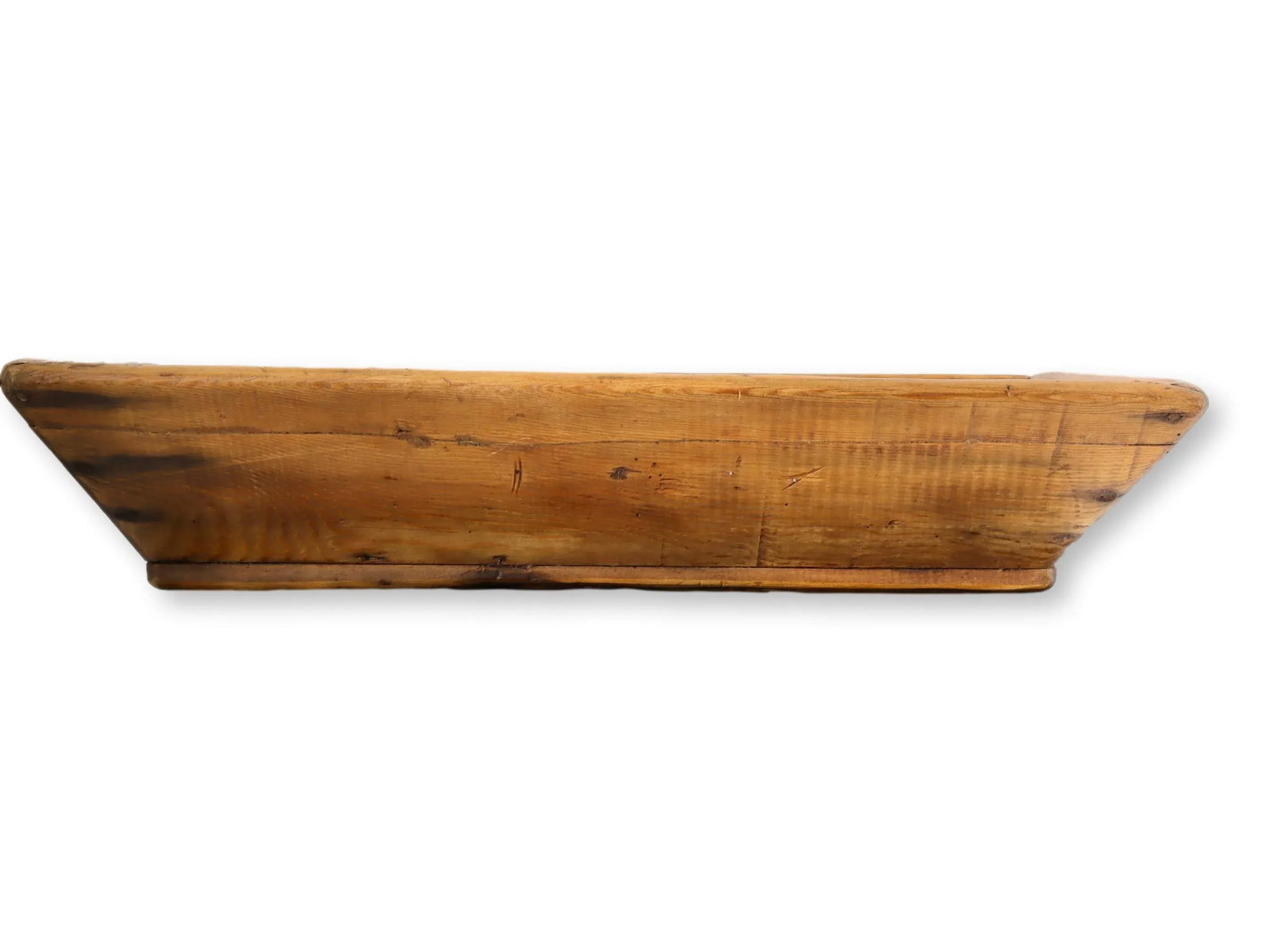 Antique French Hand-Carved Wood Trencher - 5
