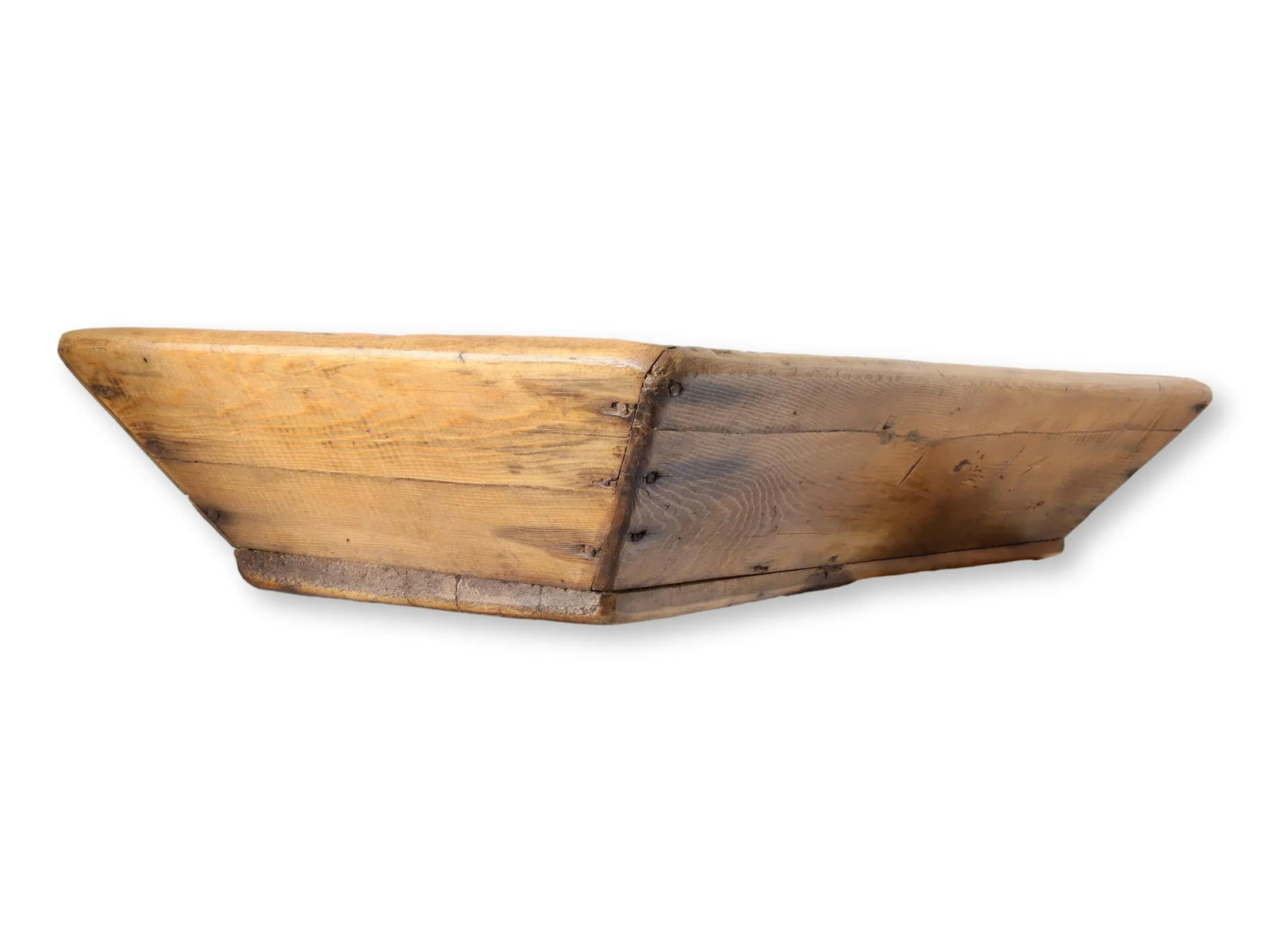Antique French Hand-Carved Wood Trencher - 6