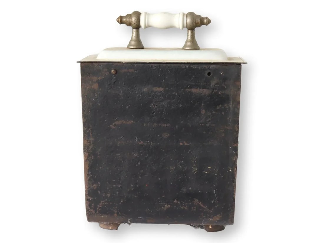 Antique Cast Iron Fireplace Box - 2