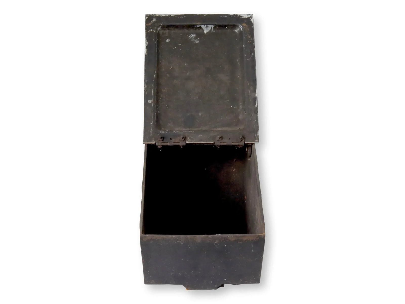 Antique Cast Iron Fireplace Box - 7
