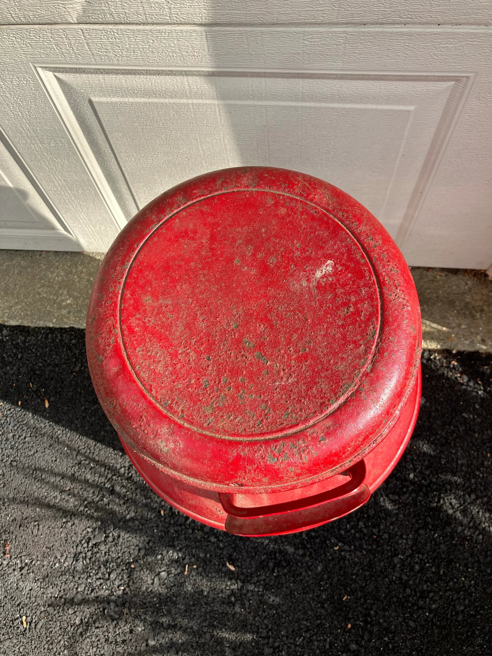 Vintage Milk Can Painted - 5