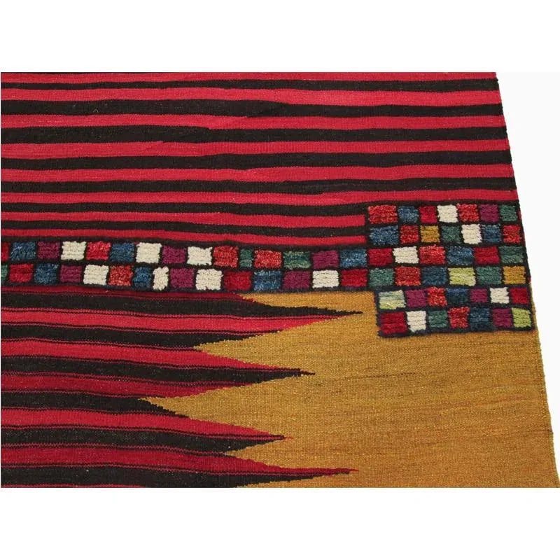 Handwoven Scandinavian Style Persian Kilim Area Rug - 4' * 5'11'' - 4