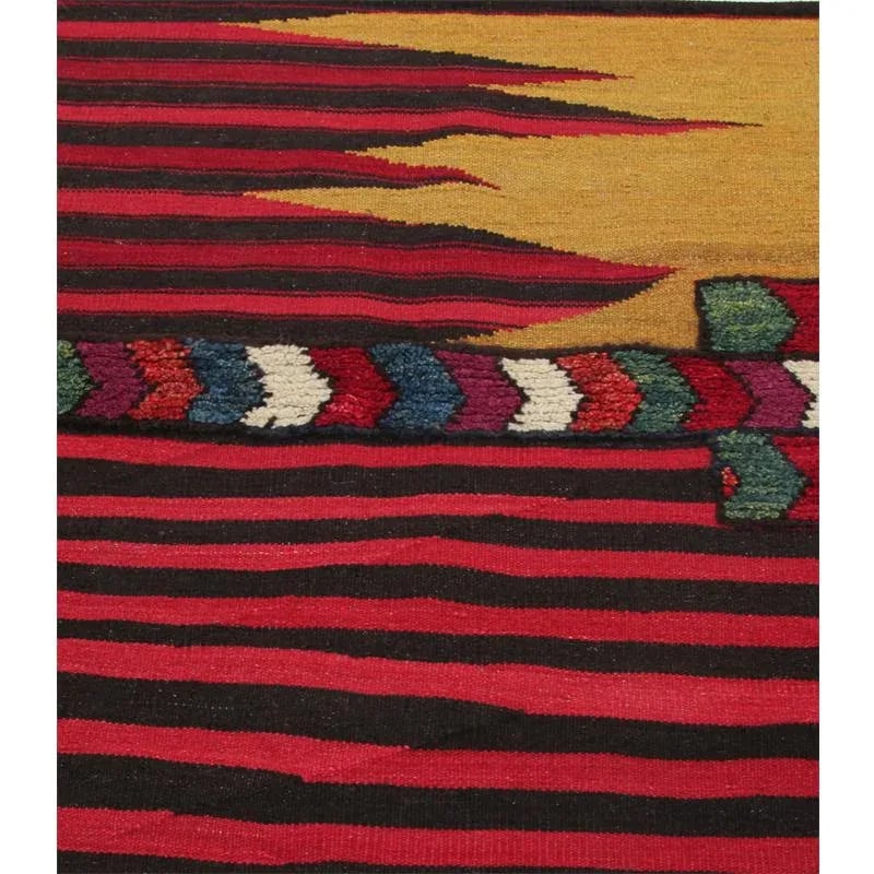 Handwoven Scandinavian Style Persian Kilim Area Rug - 4' * 5'11'' - 5