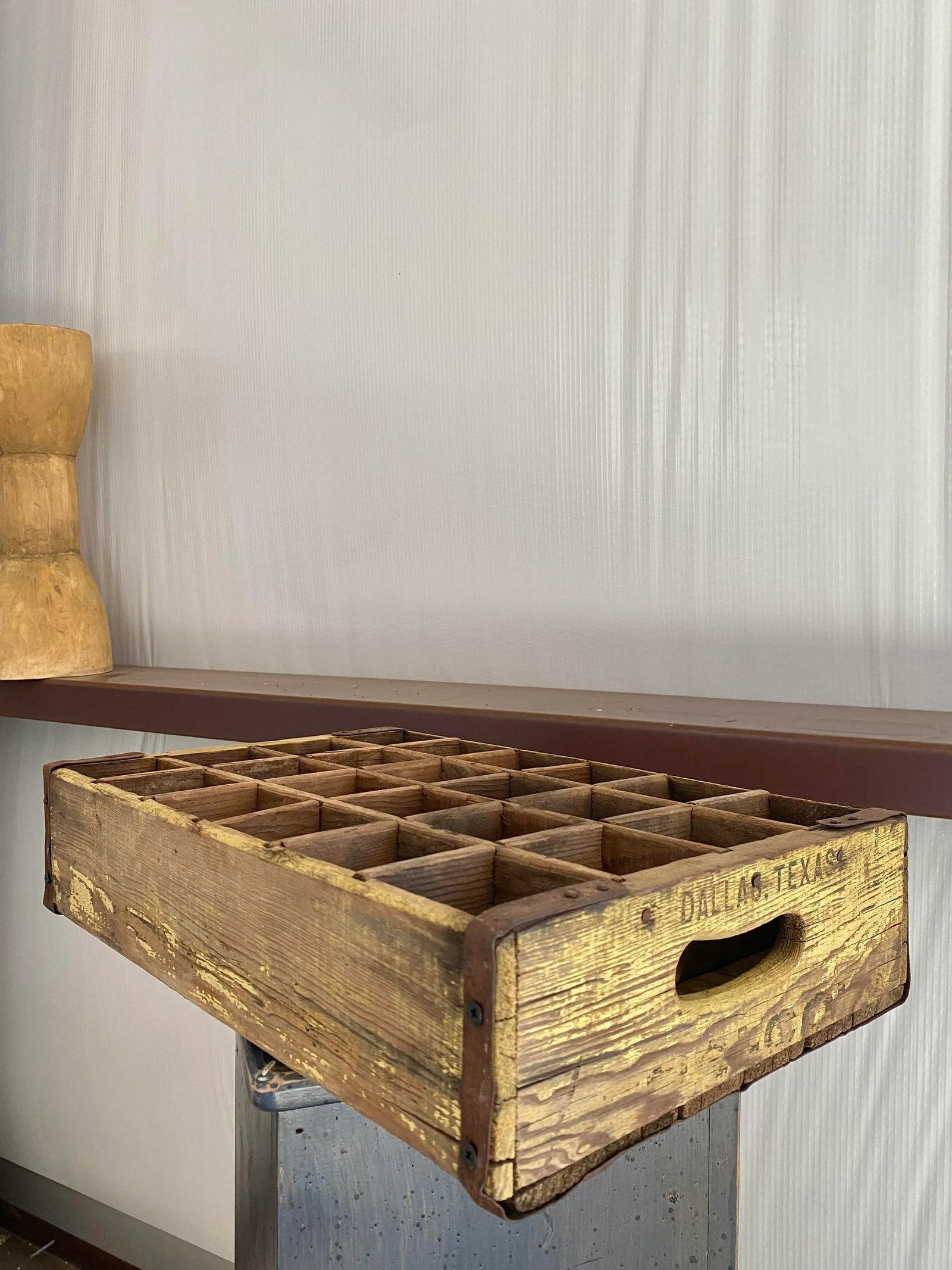 Primitive Wood Soda Crates, a Pair - 7