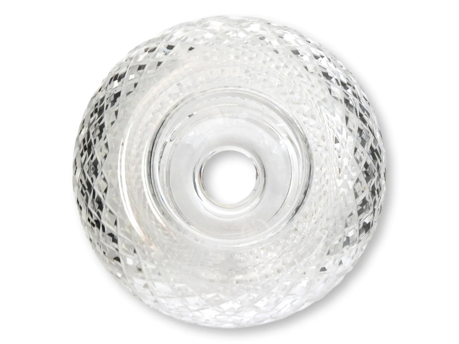 Early 20th Century Waterford Cut Crystal "Alana" Pattern Lampshade - 3
