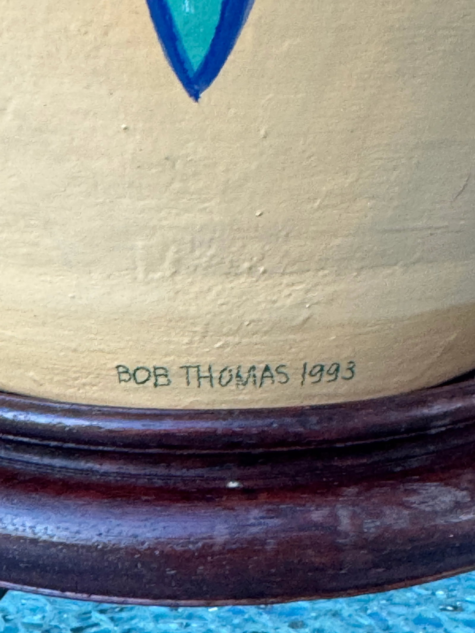 Vintage Hand Painted Urn Lamp - 8