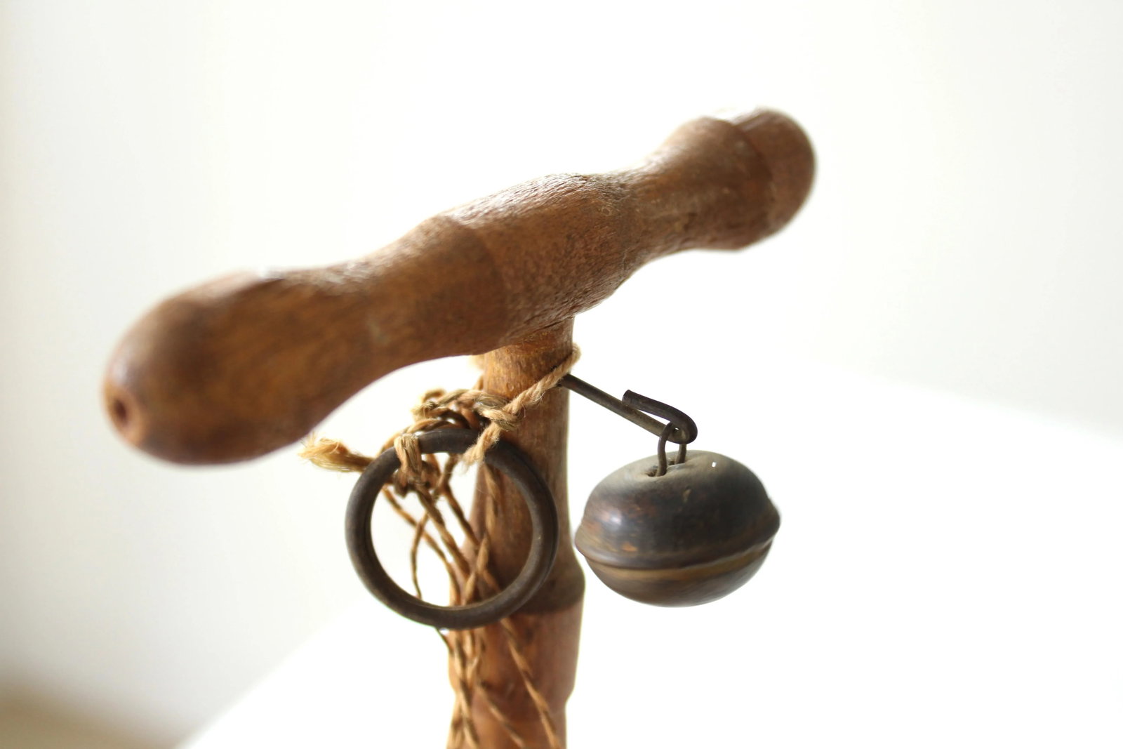 Vintage Carved Wooden Tricycle Childs Toy - 4
