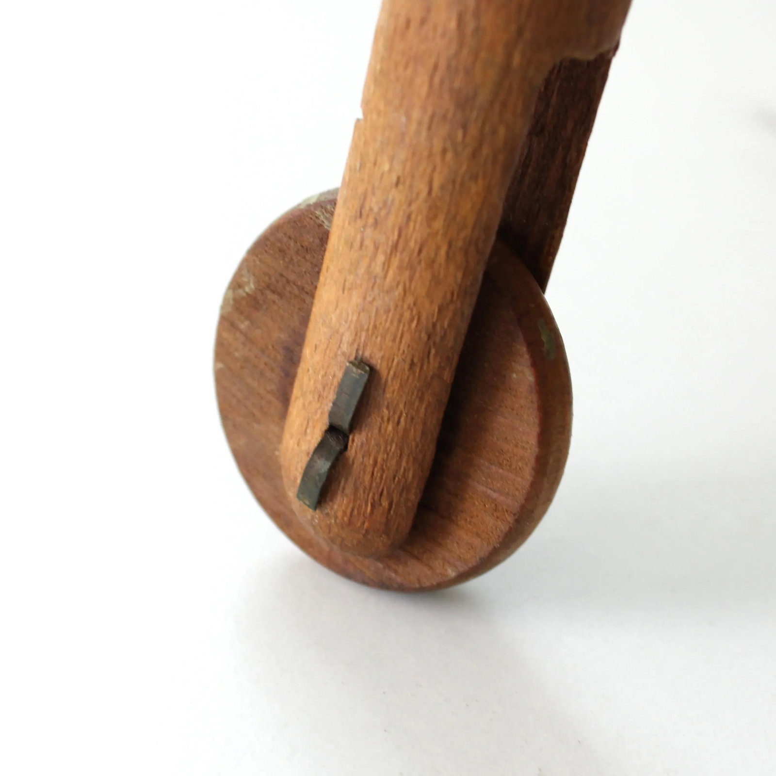 Vintage Carved Wooden Tricycle Childs Toy - 5