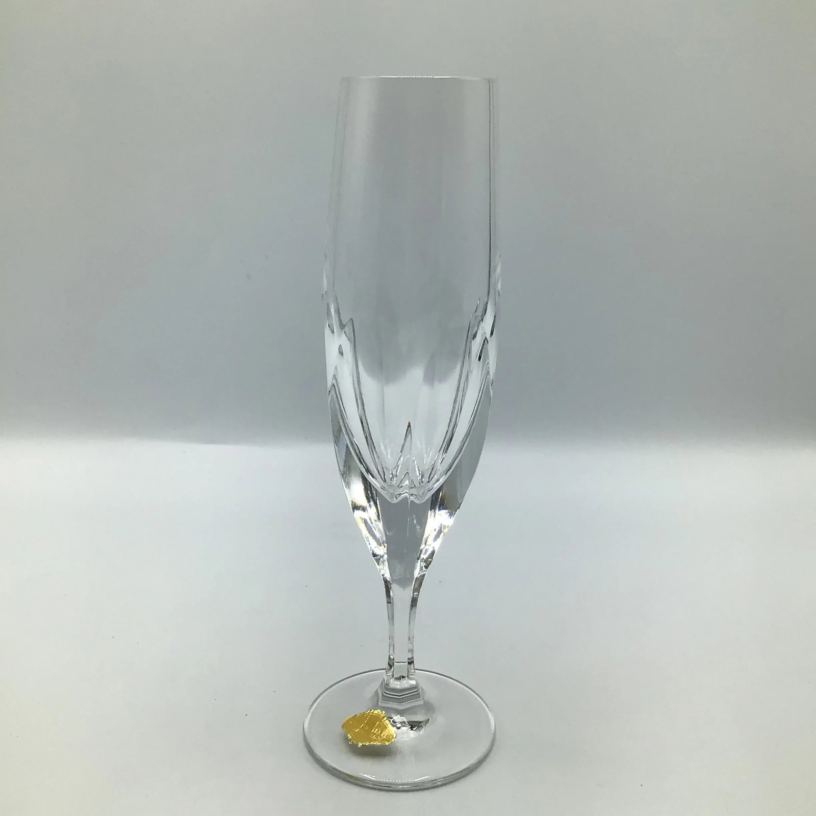 Vintage German Nachtmann Crystal Champagne Flutes "Sonja"-Set of 7 - 2