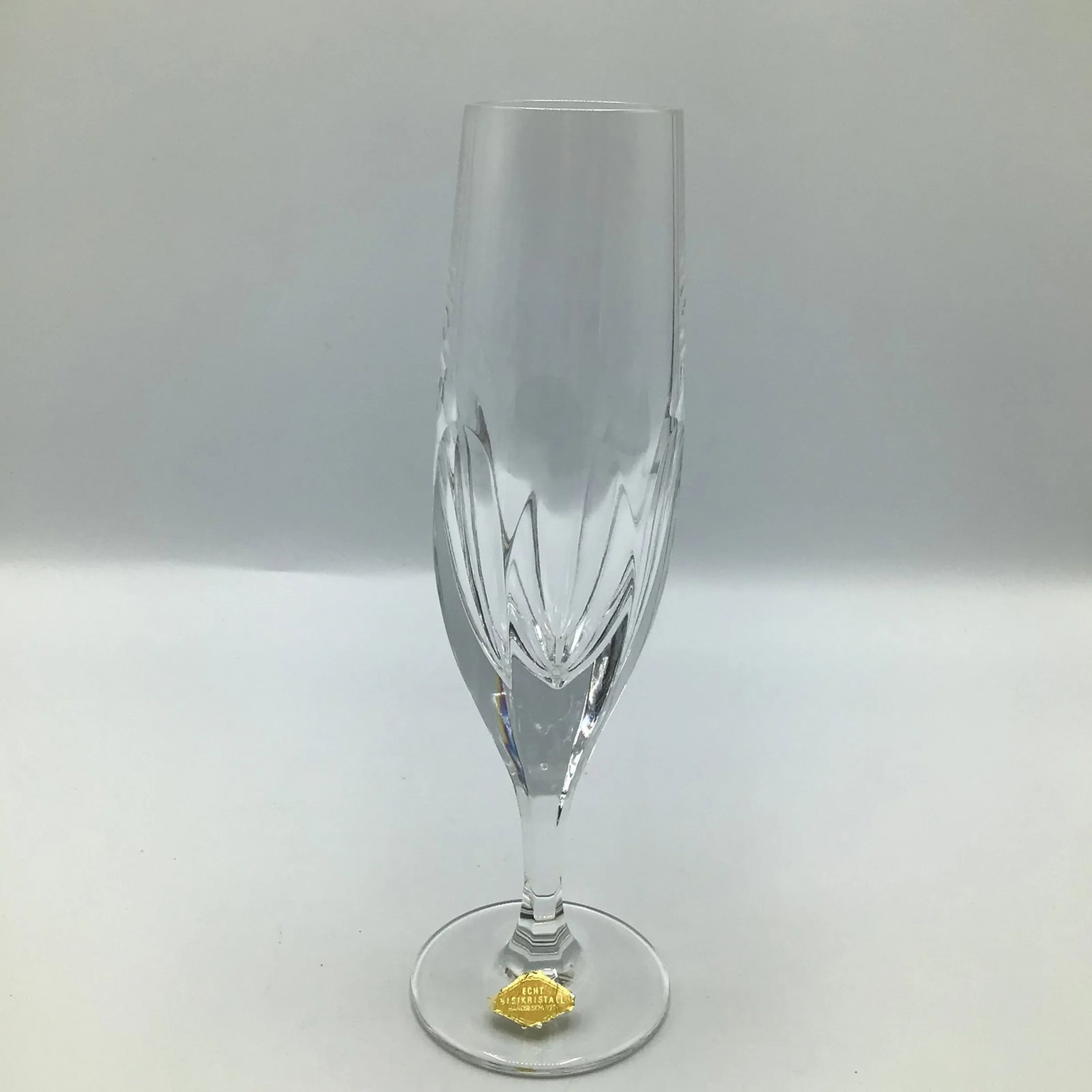 Vintage German Nachtmann Crystal Champagne Flutes "Sonja"-Set of 7 - 3