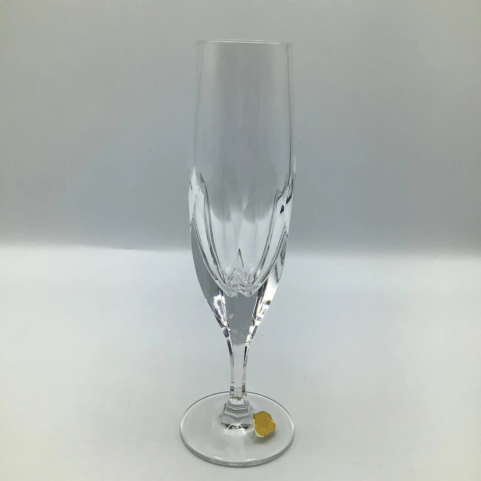 Vintage German Nachtmann Crystal Champagne Flutes "Sonja"-Set of 7 - 7