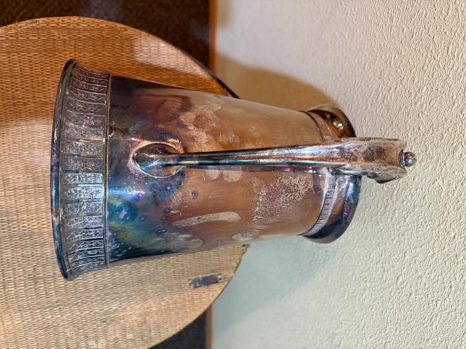 Late 19th Century Victorian Silver-Plate Insulated Water Pitcher - 5