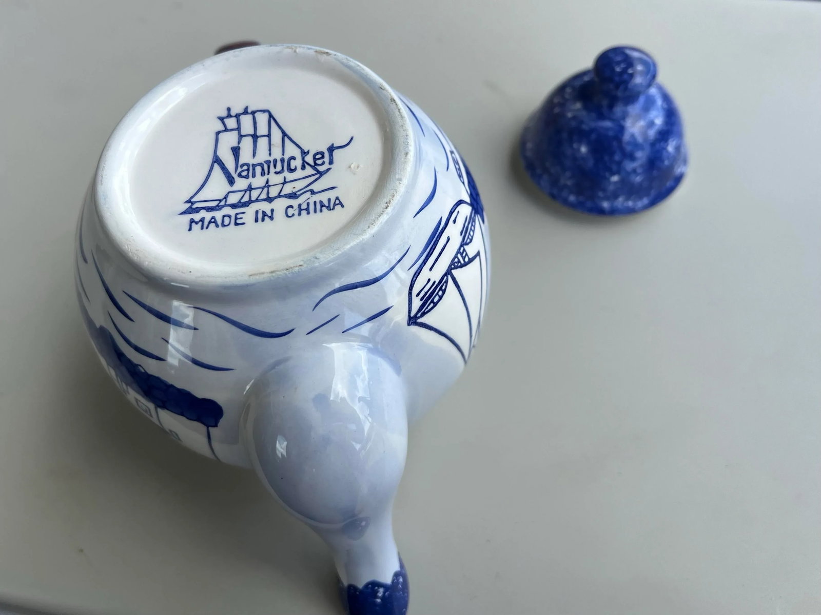 Vintage Ceramic Tea Pot Nantucket - 7