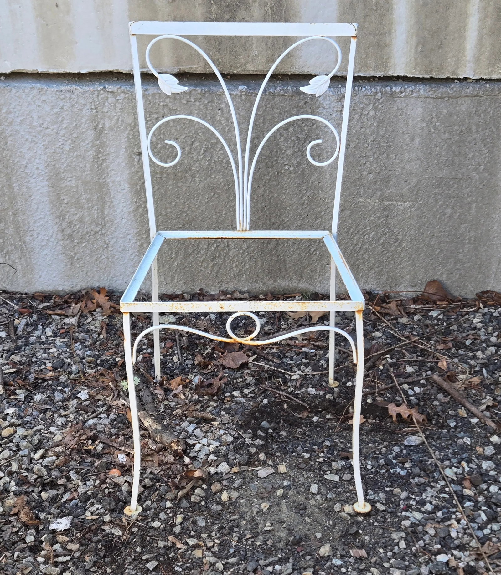 Vintage Salterini Style Wrought Iron Dining Chairs - Set of 4, Attributed - 4