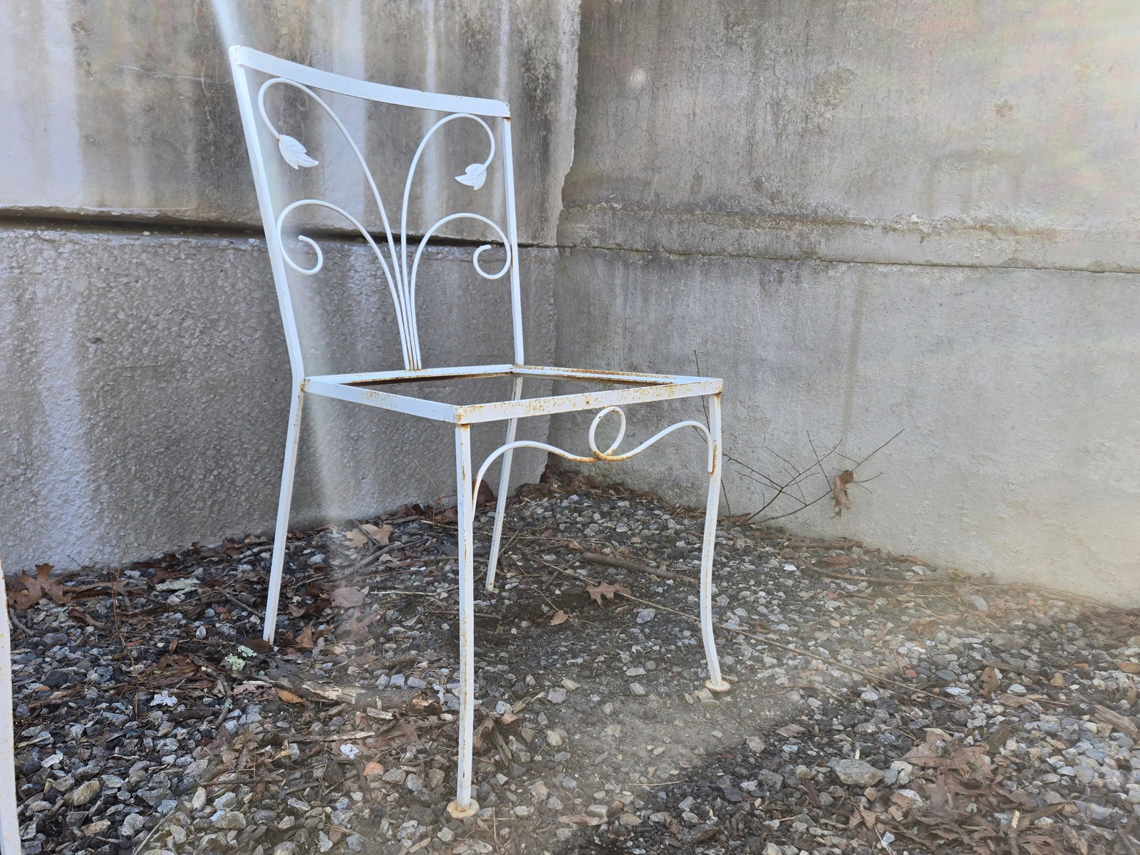 Vintage Salterini Style Wrought Iron Dining Chairs - Set of 4, Attributed - 6