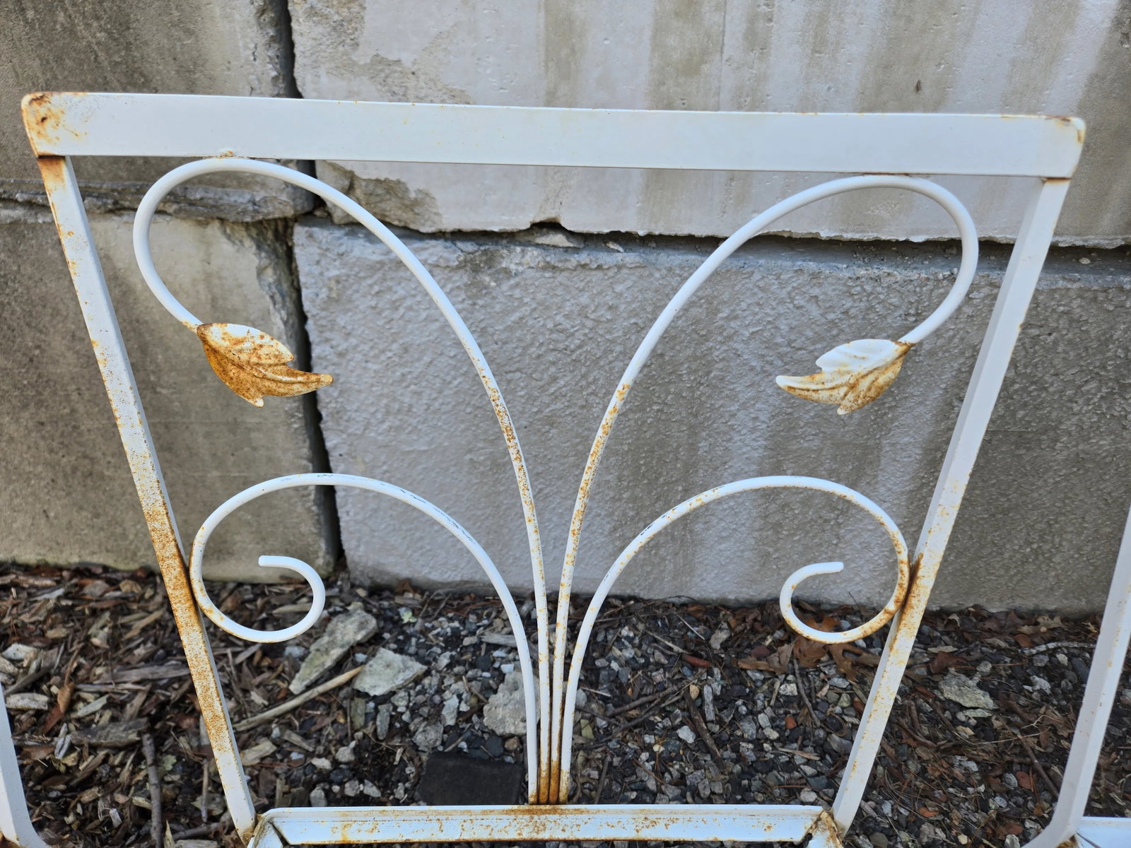 Vintage Salterini Style Wrought Iron Dining Chairs - Set of 4, Attributed - 7