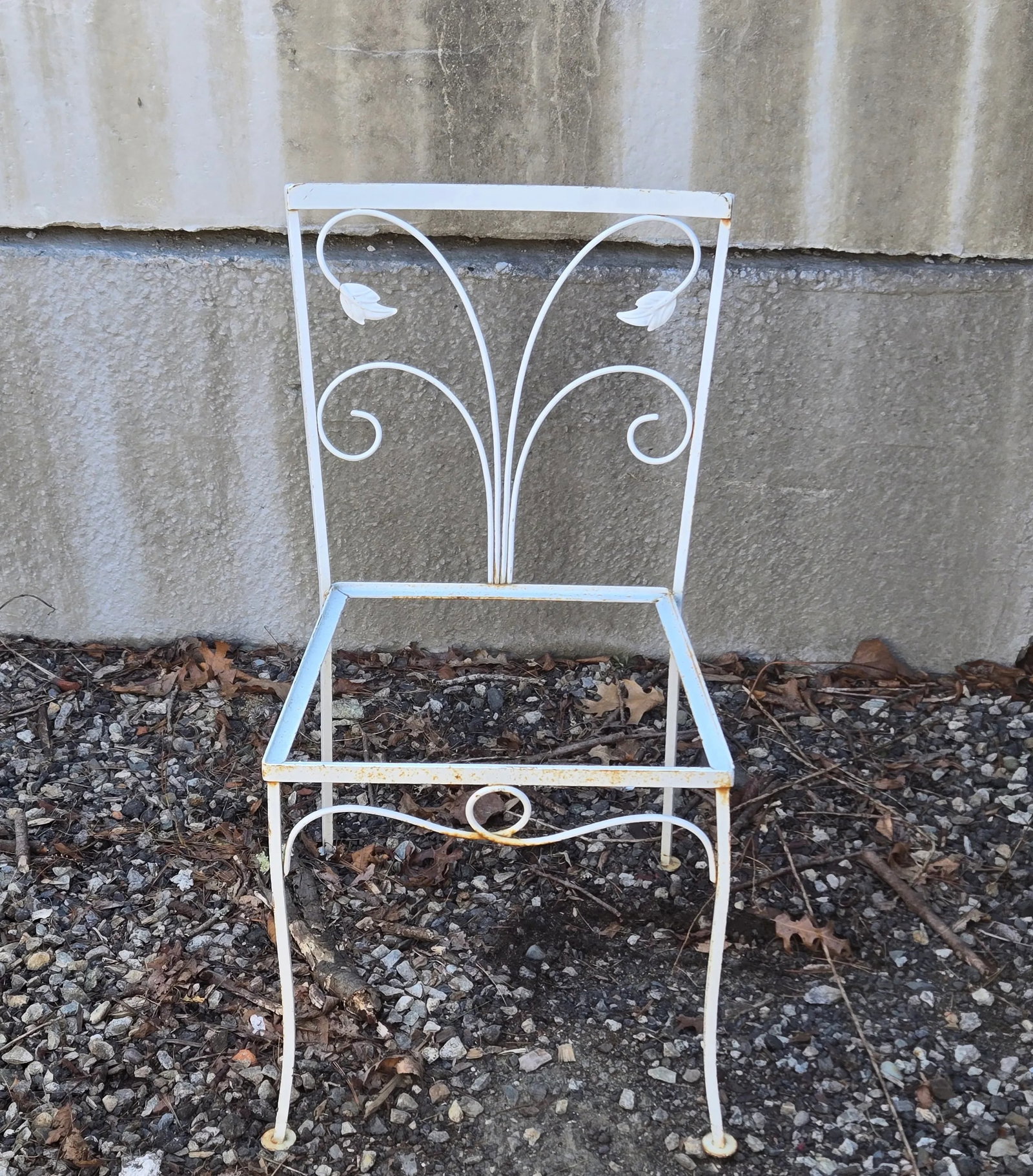 Vintage Salterini Style Wrought Iron Dining Chairs - Set of 4, Attributed - 8