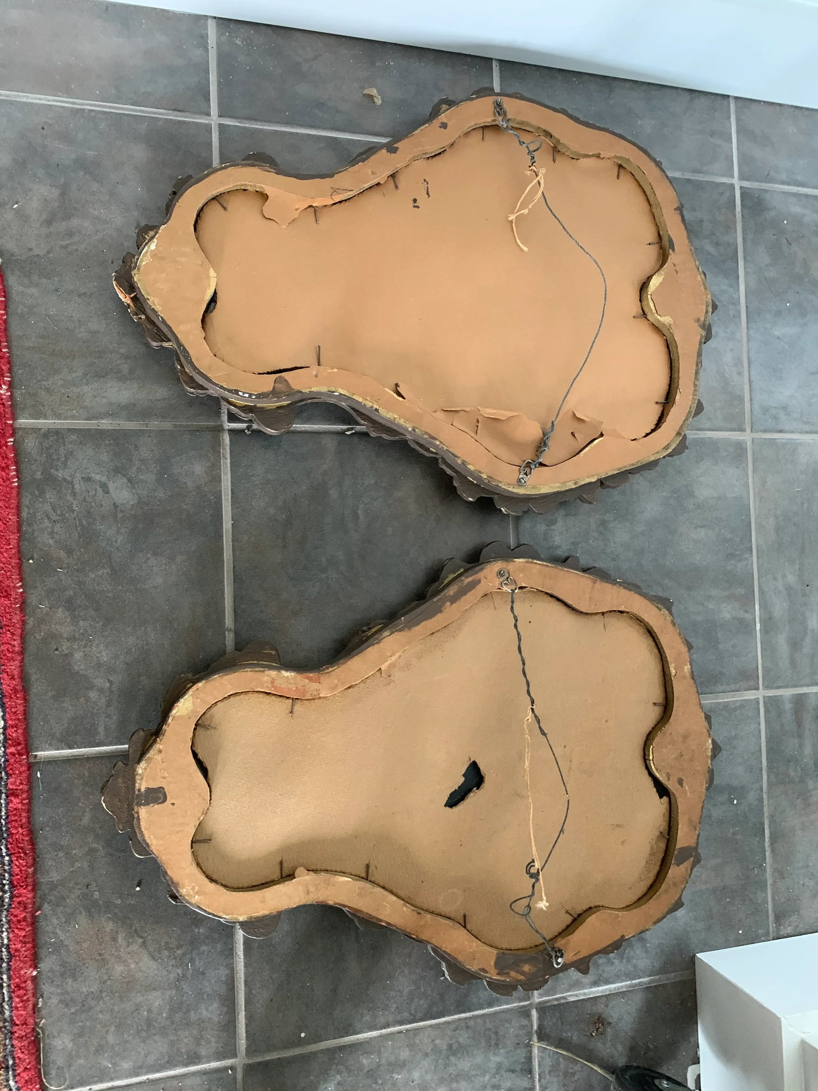 Antique French Rococo Mirrors - a Pair - 9