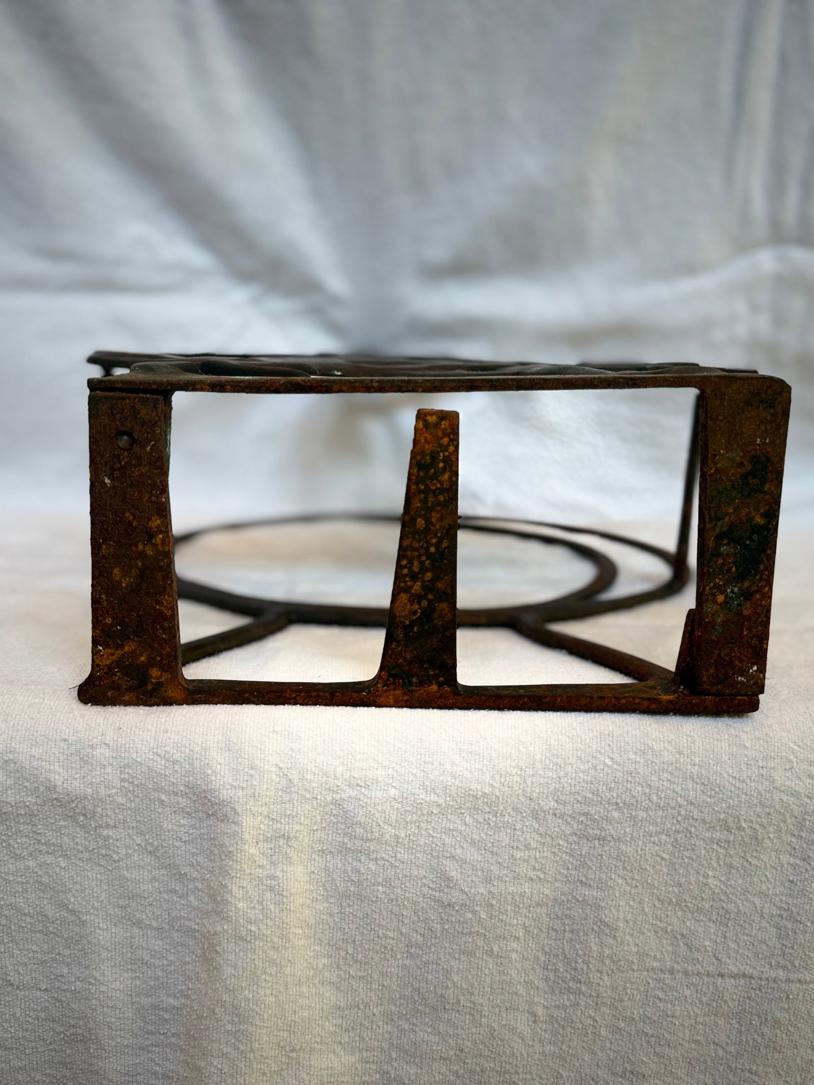 Rare 1920"s Cast Iron Magazine Rack - 5