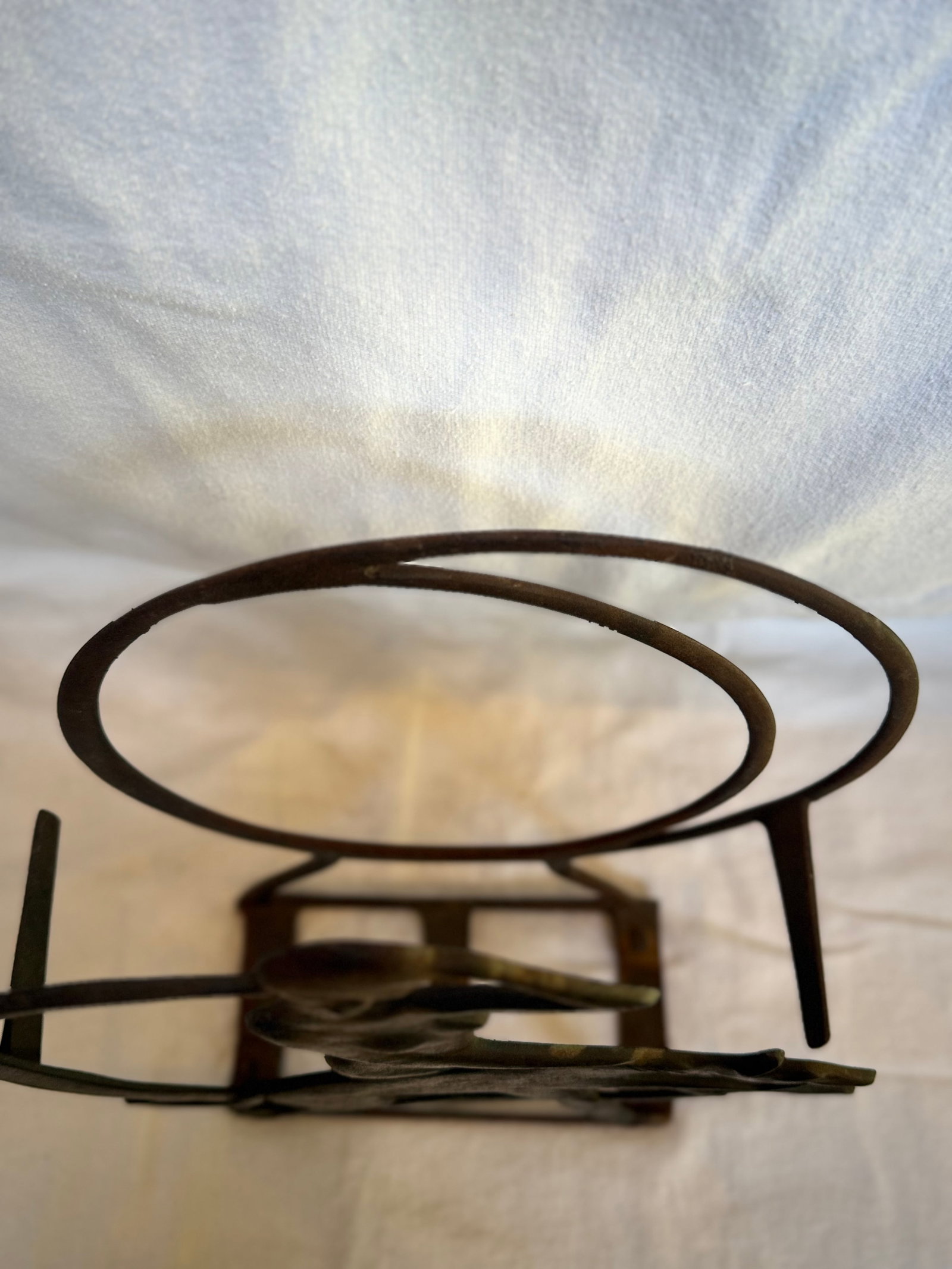 Rare 1920"s Cast Iron Magazine Rack - 6