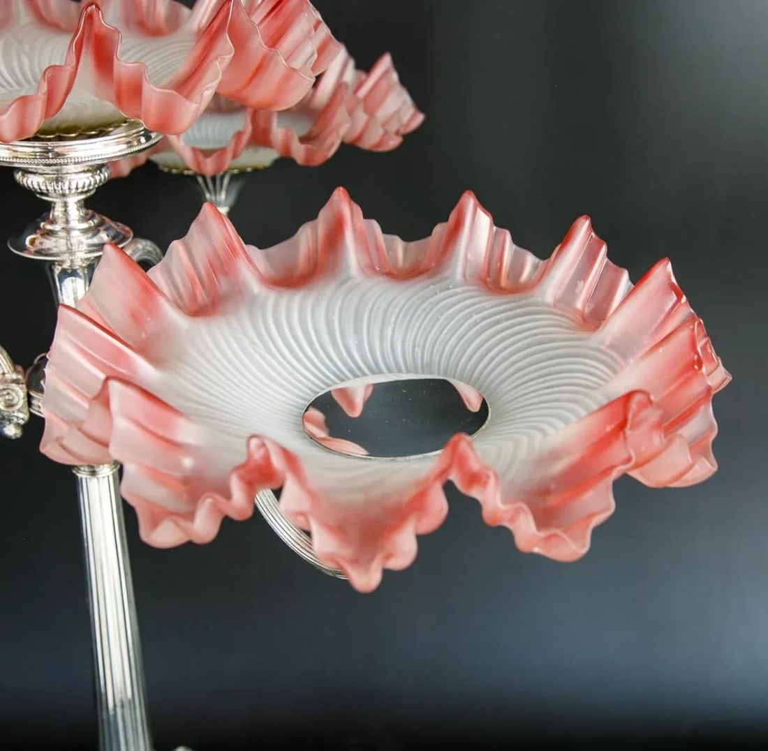 Late 19th Century English Wilkinson Silver Neoclassical Epergne Centerpiece - 3