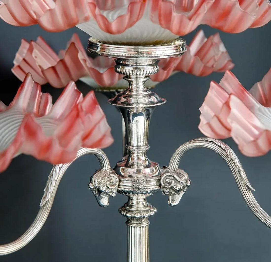 Late 19th Century English Wilkinson Silver Neoclassical Epergne Centerpiece - 6