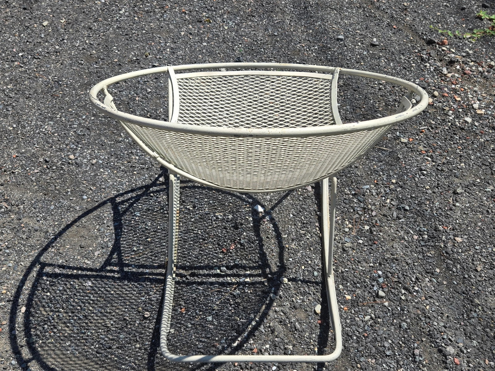Attributed to Salterini Wrought Iron Radar Rocker Chair - 7