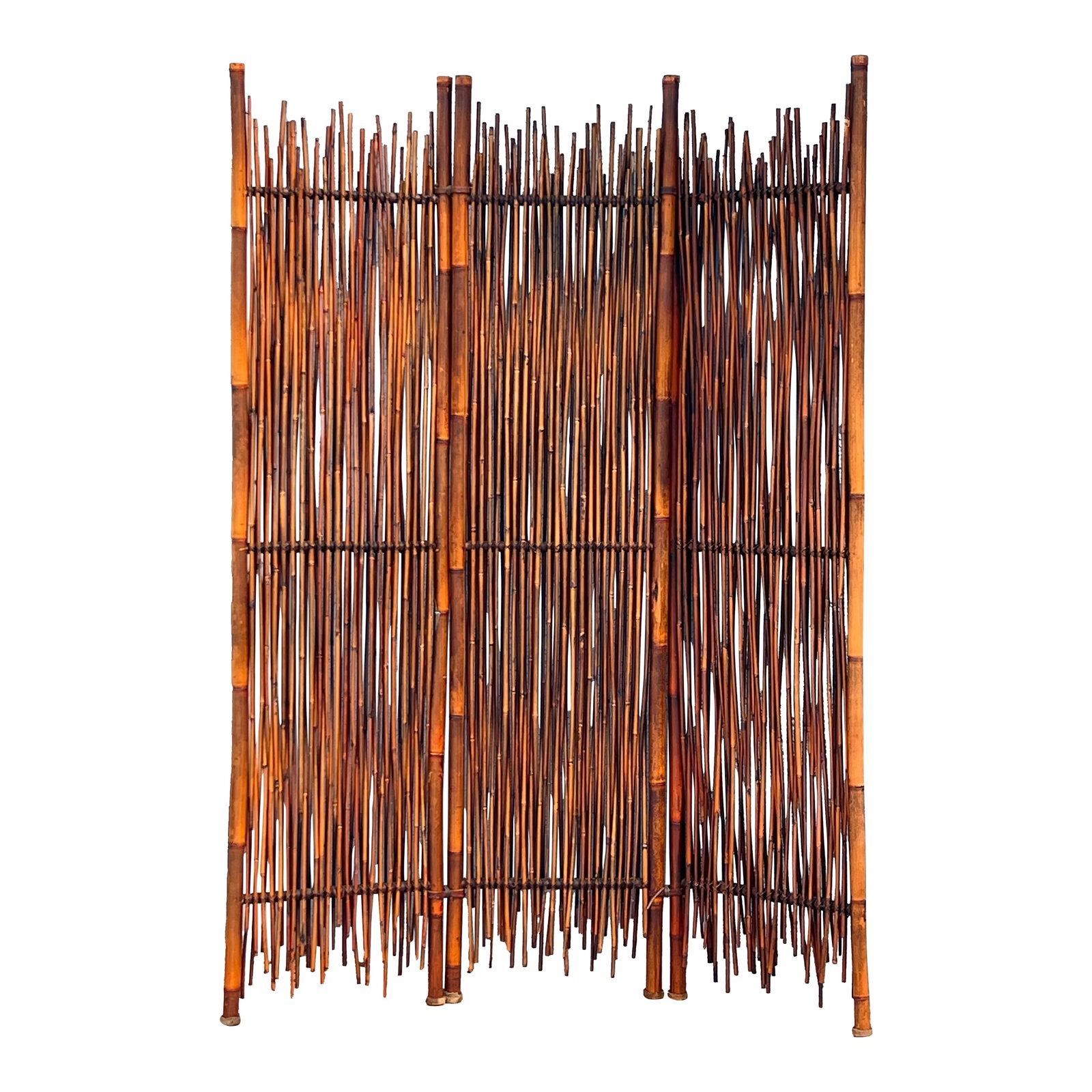 Vintage Bamboo Wall Divider Screen (1 of 12)