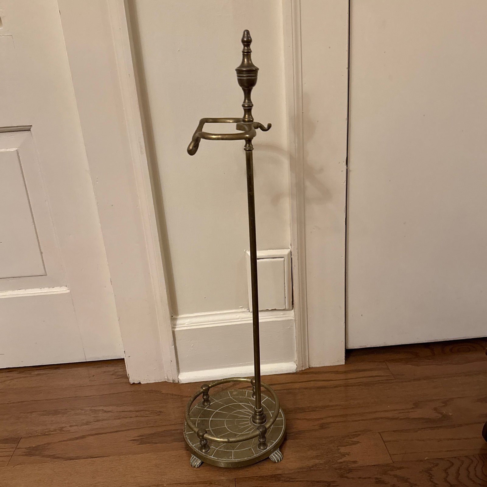 Late 19th Century Brass Georgian Style Umbrella Stand - 6