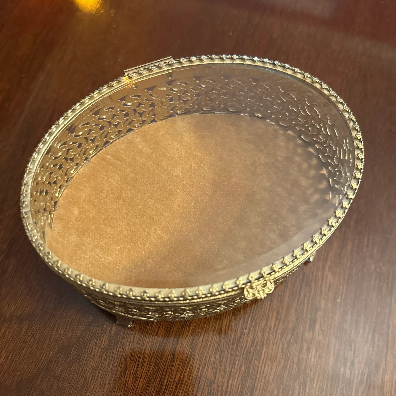 French Gold Reticulated Jewel Casket - 2