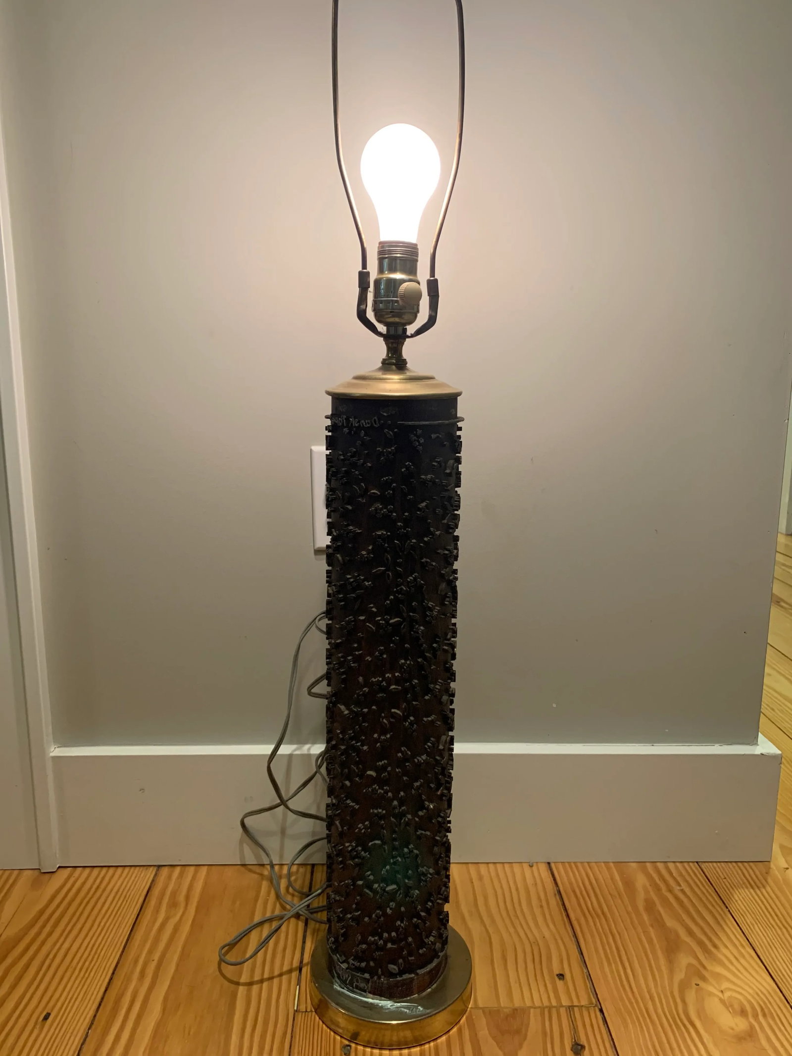 Vintage Danish Modern Wallpaper Roller Lamp by Dansk - 6