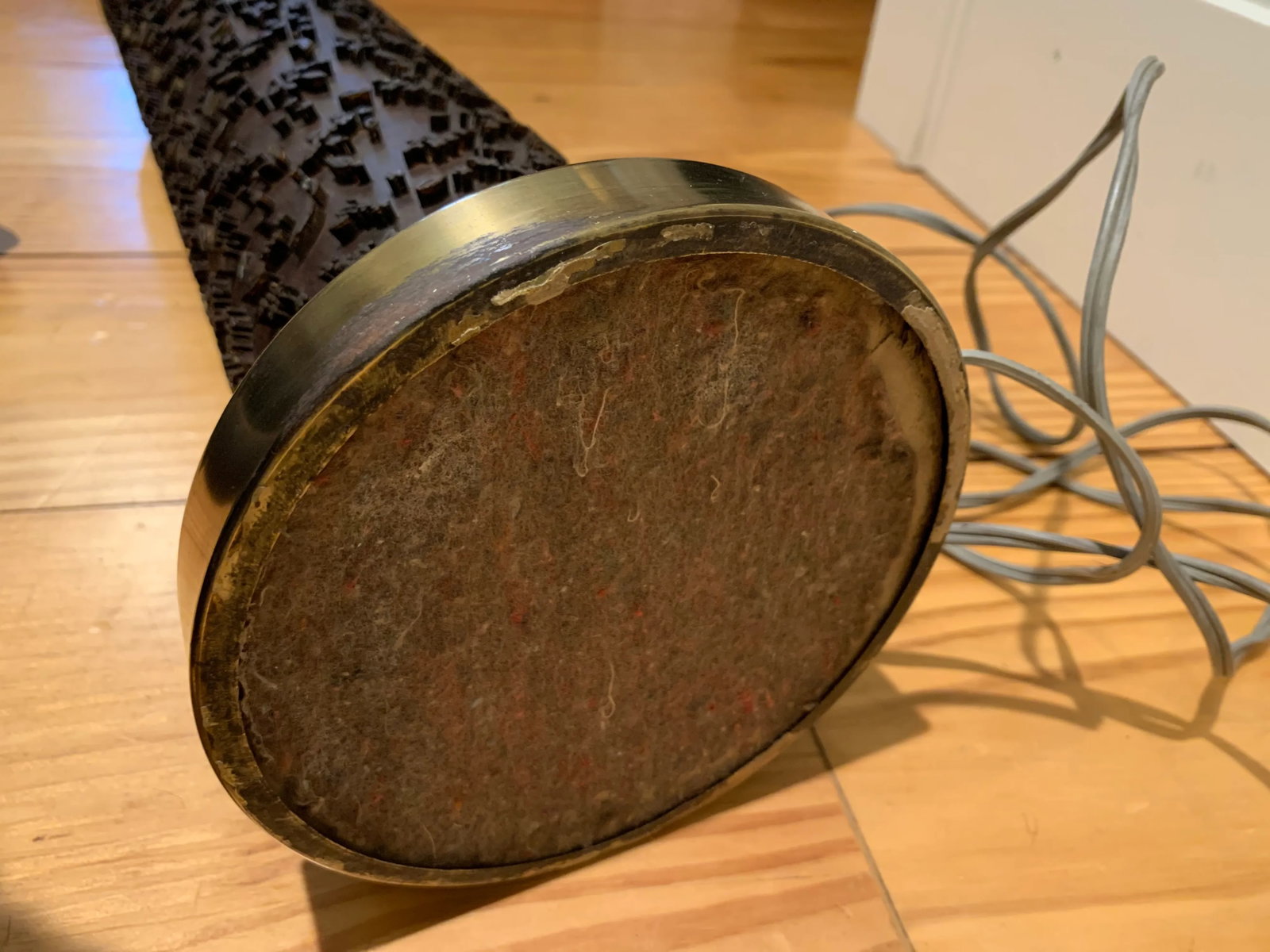 Vintage Danish Modern Wallpaper Roller Lamp by Dansk - 7