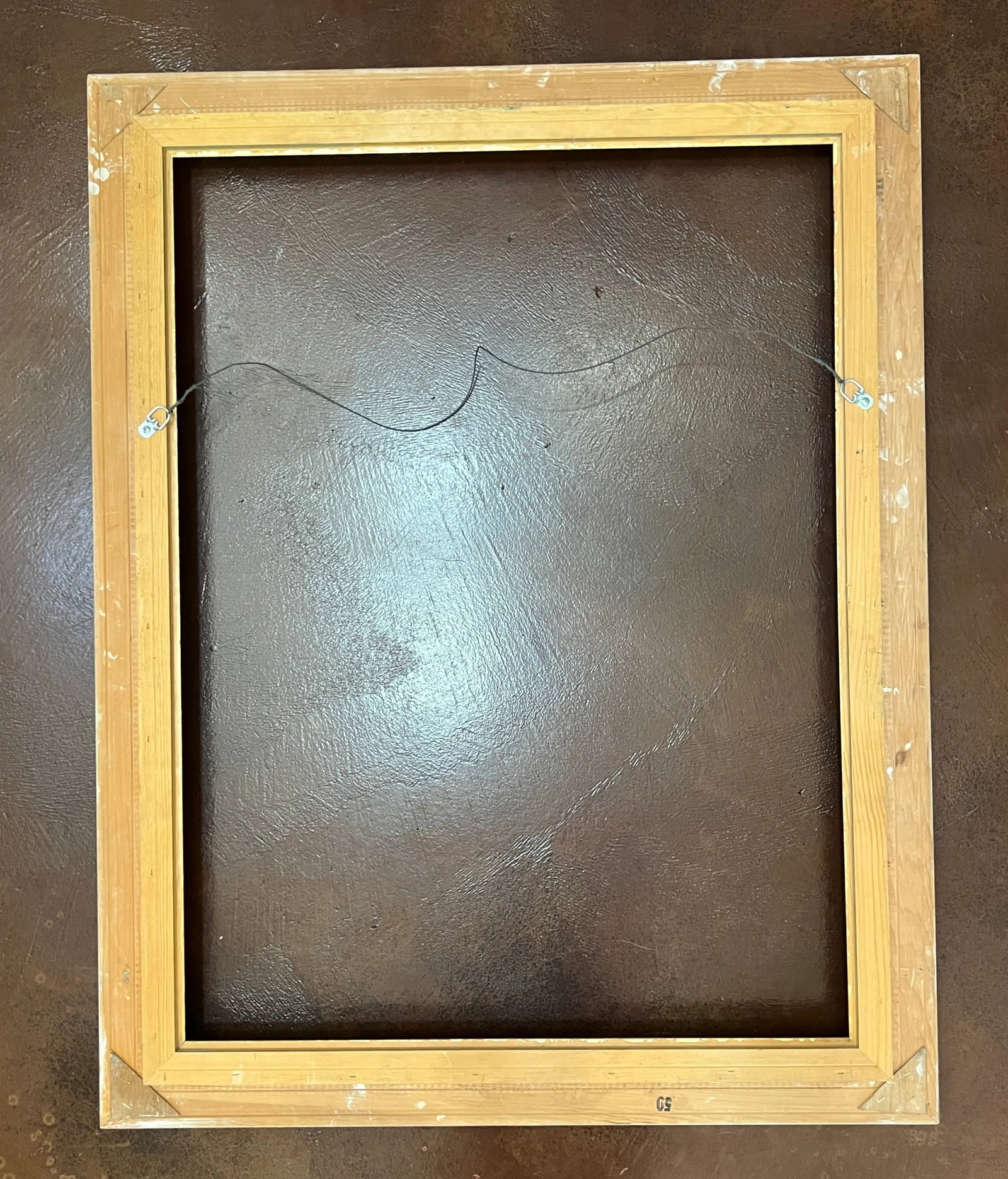 Vintage Carved Wood and Linen French Provincial Style Frame - 17