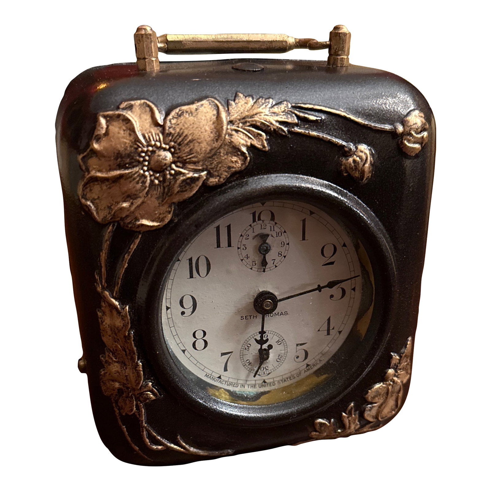 1990s Art Nouveau Alarm Clock (1 of 7)