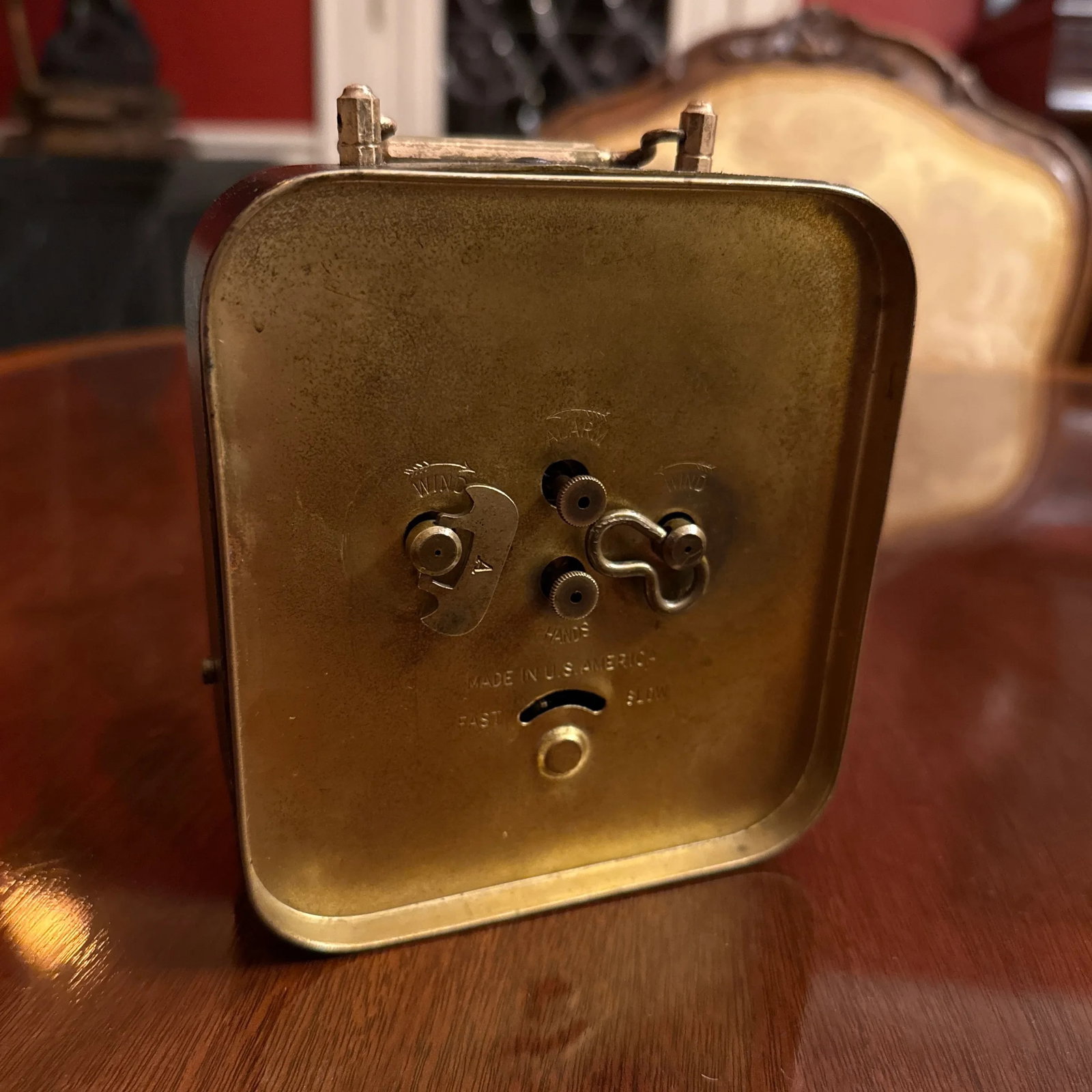 1990s Art Nouveau Alarm Clock - 6
