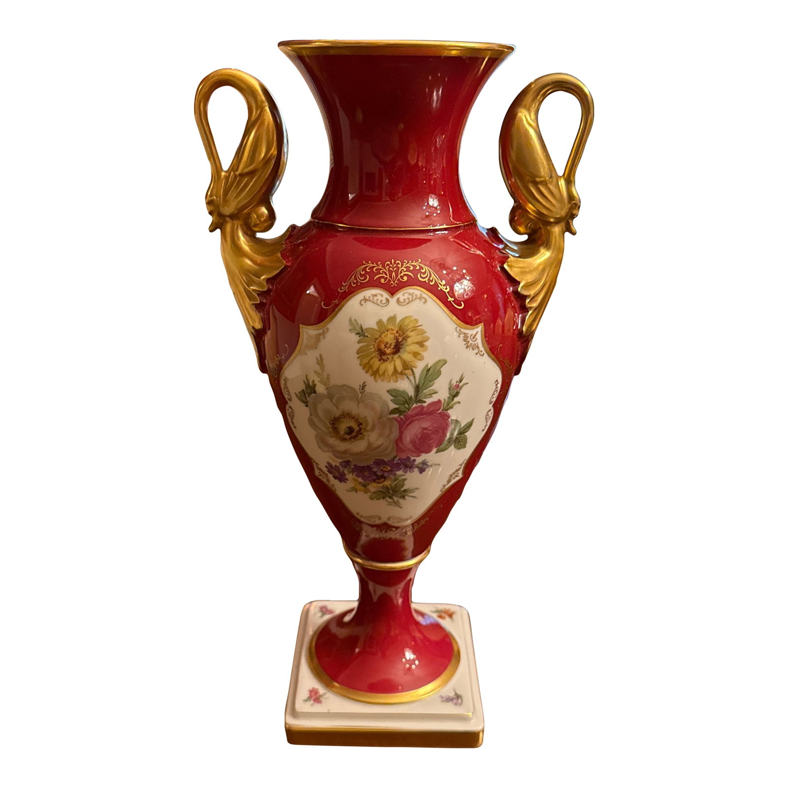 Empire Style Swan Handled Vase (1 of 6)