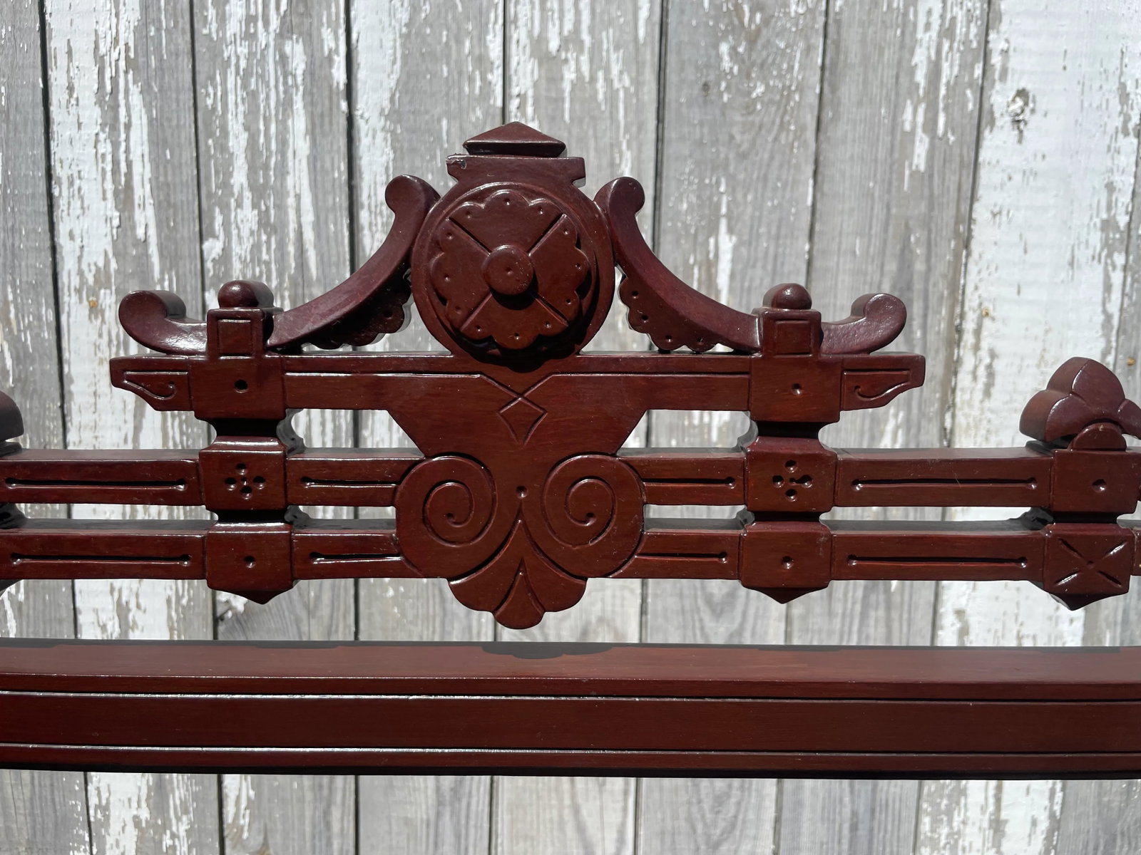 Antique Victorian 1800s Fireplace Screen Frame - 3