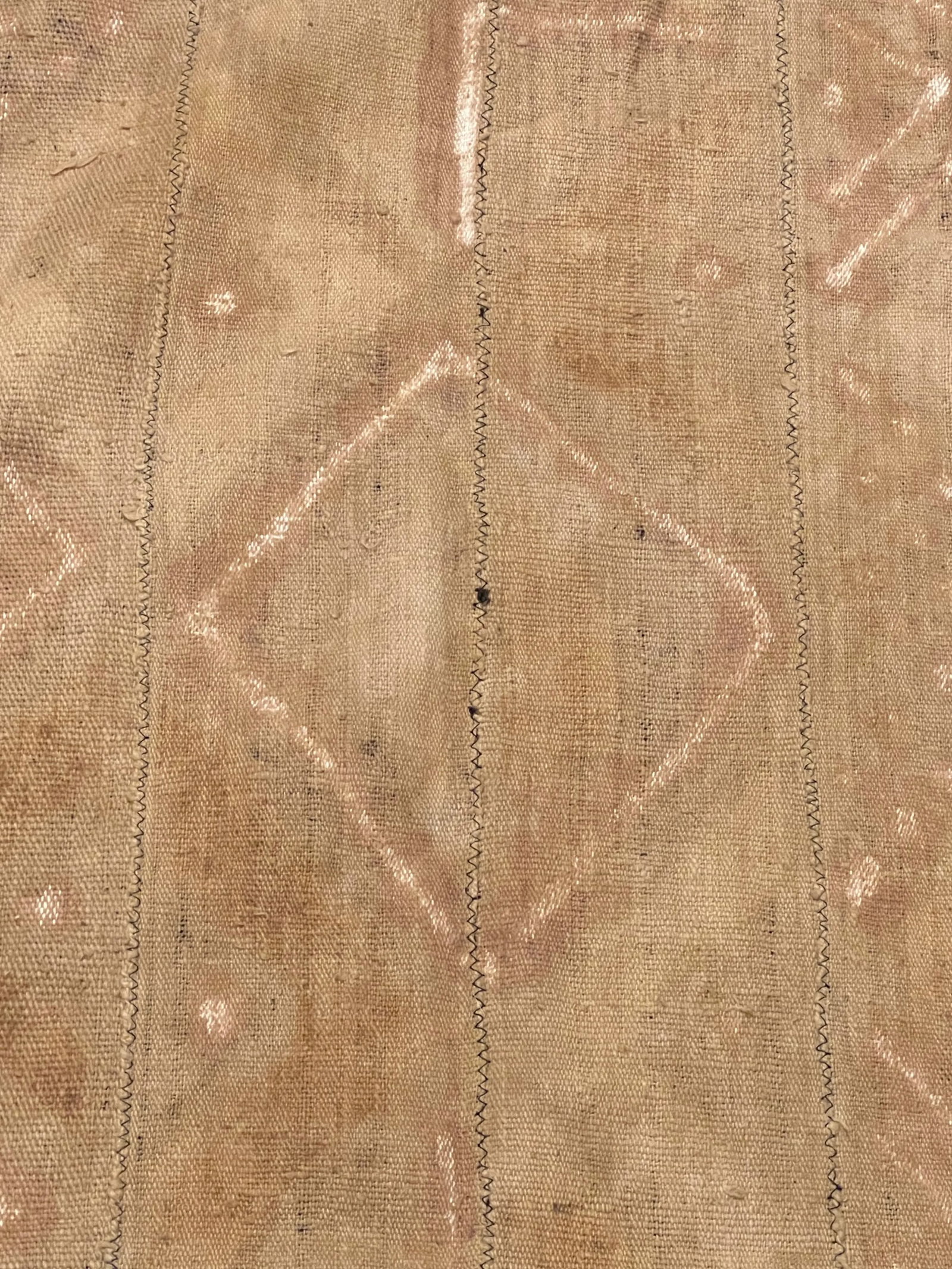 Vintage African Mud Cloth - Handwoven & Hand-Dyed Textile - 4