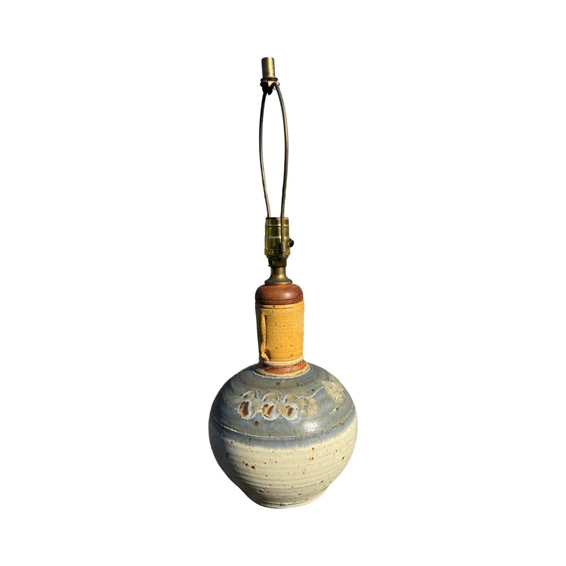 Wallet Smith Stoneware Pottery Lamp - 3