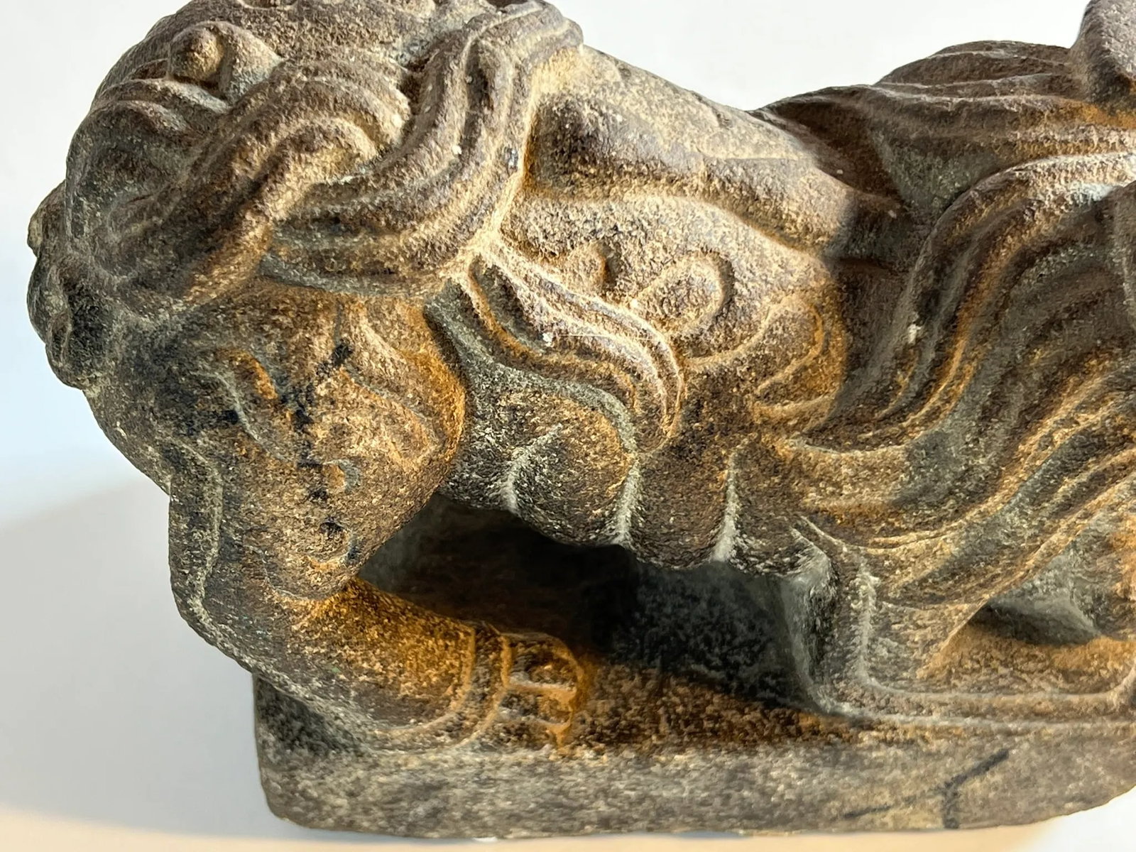Antique Stone Lion Paper Weight - 15