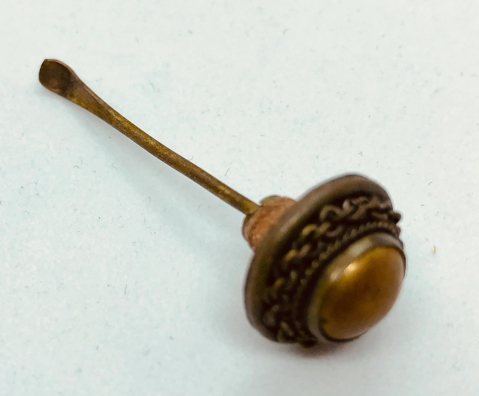 Antique 1920s Bamboo Snuff Bottle - 7