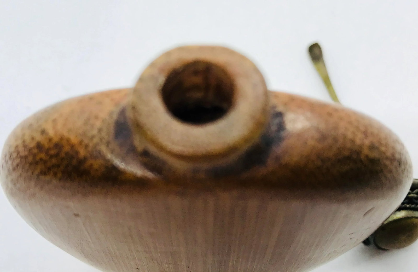 Antique 1920s Bamboo Snuff Bottle - 9