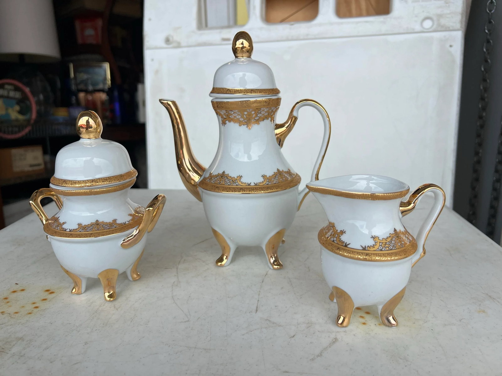 Contemporary Imperial Gold Tea Set - Set of 15 - 4